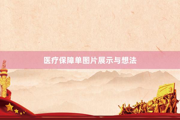 医疗保障单图片展示与想法